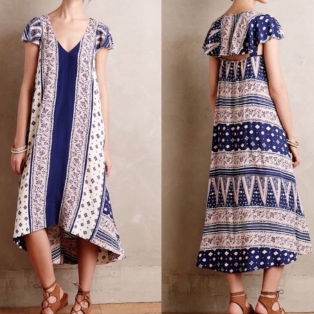 Anthropologie Maeve Swing Dress Size Small